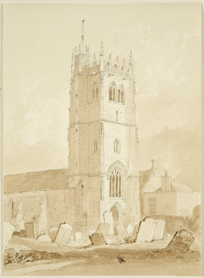 Bitton Church, Gloucestershire by William Henry Bartlett