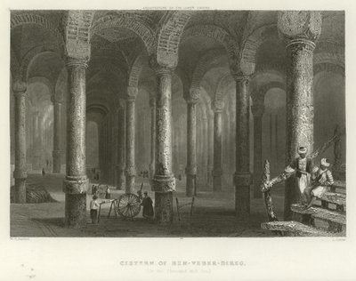Cistern of Philoxenos, Constantinople by William Henry Bartlett