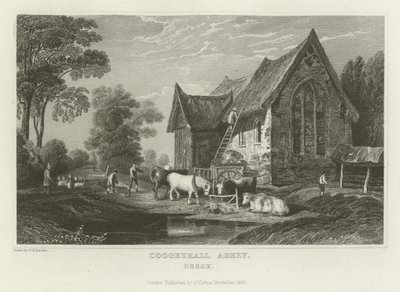 Coggeshall Abbey, Essex by William Henry Bartlett