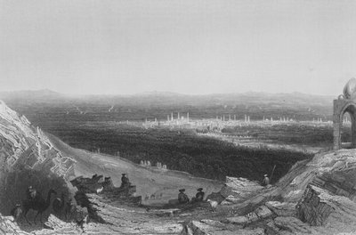 Damascus, Distant View from the Mountain Side by William Henry Bartlett