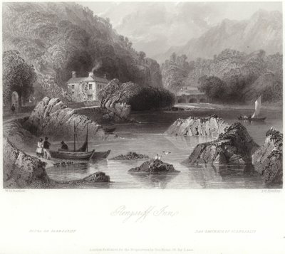 Glengariff Inn in County Cork by William Henry Bartlett