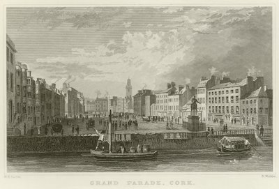 Grand Parade in Cork by William Henry Bartlett