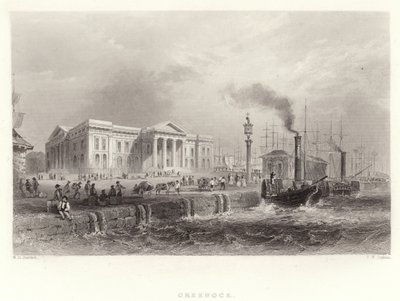 Greenock by William Henry Bartlett