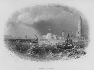 Hurst Castle by William Henry Bartlett