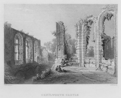 Kenilworth Castle by William Henry Bartlett