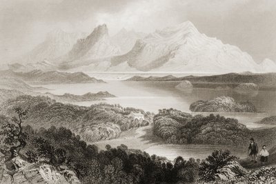 Lake Garromin, Connemara, County Galway, from 
