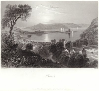 Larne in County Antrim by William Henry Bartlett