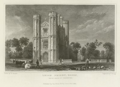 Leigh Priory, Essex, 7 Miles North of Chelmsford by William Henry Bartlett