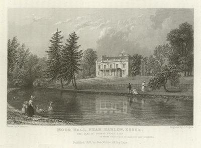 Moor Hall, near Harlow, Essex, the Seat of Thomas Perry, Esquire by William Henry Bartlett