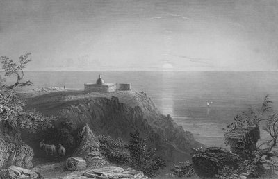 Mount Carmel, Looking Towards the Sea by William Henry Bartlett