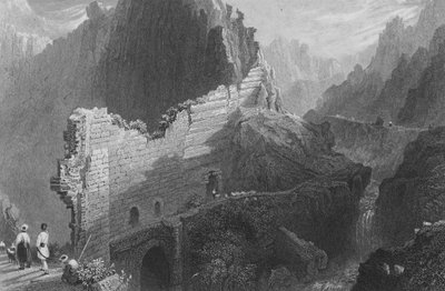 Ruined Walls of Antioch, the Ancient Anathoth by William Henry Bartlett