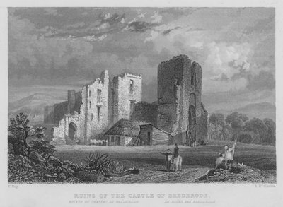 Ruins of the Castle of Brederode by William Henry Bartlett