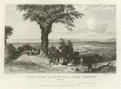 Scene from Laindon Hill, near Horndon, Essex by William Henry Bartlett
