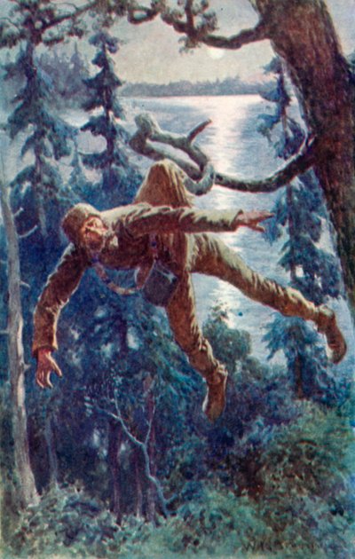 A Snag Caught the Skirt of His Shirt and He Hung Suspended in Mid Air by William Henry Charles Groome