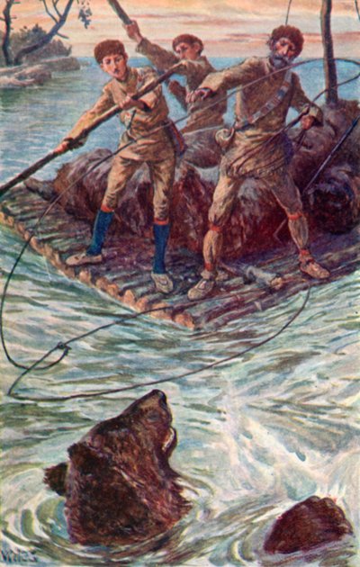 Jake Flung a Noose Over the Grizzly