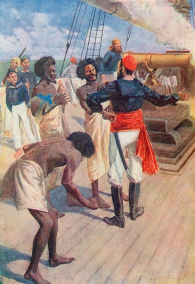 The Chiefs Were Then Directed to Look at a Rock About Two Miles Out at Sea, and the Gun Was Fired by William Henry Charles Groome