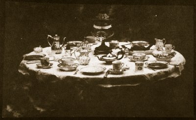 An Elegantly Set Table by William Henry Fox Talbot
