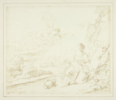 Hagar in the Desert by William Henry Fox Talbot