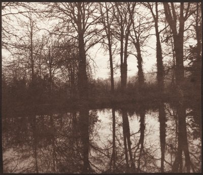 Winter Trees Reflected in a Pond, 1841-42 by William Henry Fox Talbot