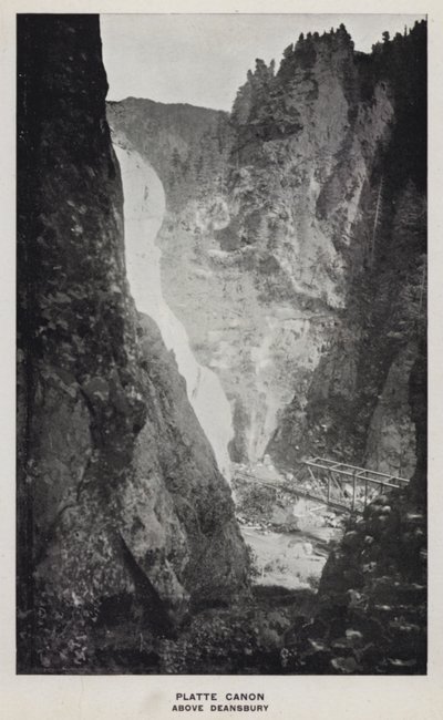 Canyons of Colorado: Platte Canon, Above Deansbury by William Henry Jackson
