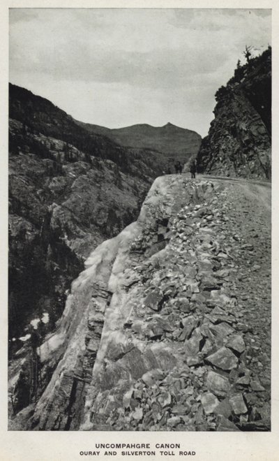 Canyons of Colorado: Uncompahgre Canon, Ouray and Silverton Toll Road by William Henry Jackson