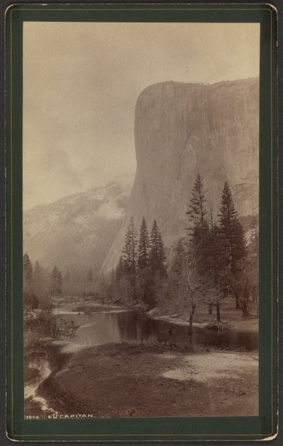 El Capitan by William Henry Jackson