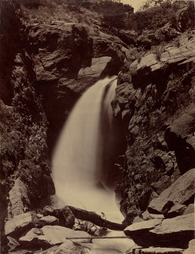 [Rainbow Falls, Ute Pass, Manitou Springs, Colorado] by William Henry Jackson