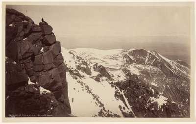 West from Summit of Pikes Peak by William Henry Jackson