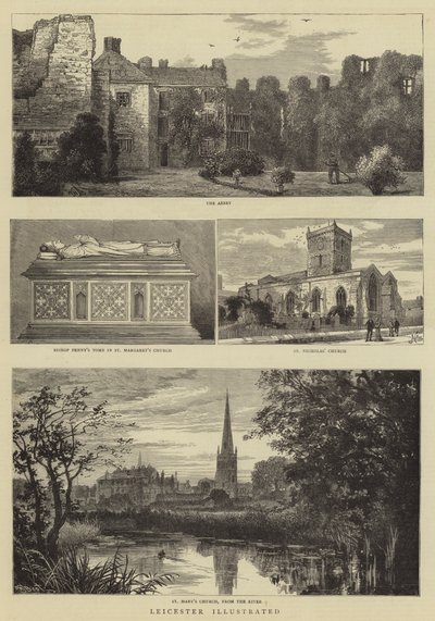 Leicester Illustrated by William Henry James Boot