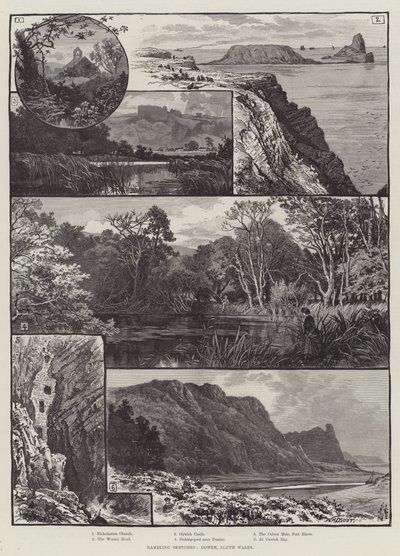 Rambling Sketches, Gower, South Wales by William Henry James Boot