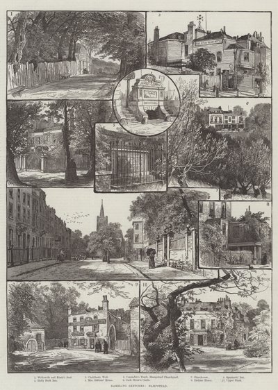 Rambling Sketches, Hampstead by William Henry James Boot