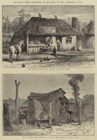 Sketches from Australia in Relation to the Tichborne Case by William Henry James Boot