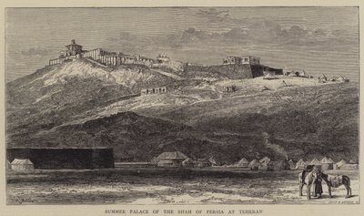 Summer Palace of the Shah of Persia at Teheran by William Henry James Boot