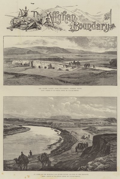 The Afghan Boundary by William Henry James Boot
