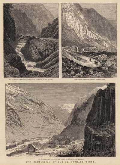 The Completion of the St Gothard Tunnel by William Henry James Boot