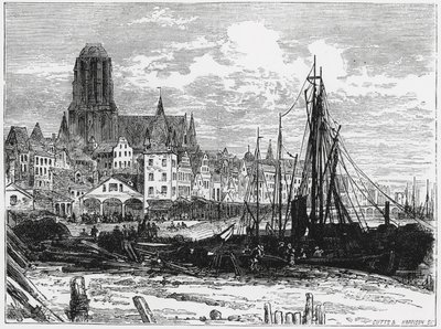 View of Frankfort-on-the-Main with the White Ladies Church in the Background by William Henry James Boot