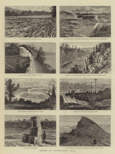 Views in Minnesota, USA by William Henry James Boot