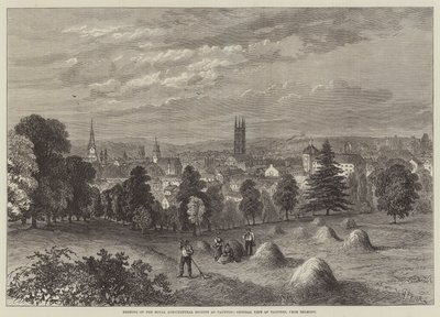 Meeting of the Royal Agricultural Society at Taunton, General View of Taunton, from Belmont by William Henry Pike