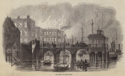 The Fire at Gravesend by William Henry Pike