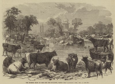 The Horned Host in the Bois de Boulogne, Paris by William Henry Prior