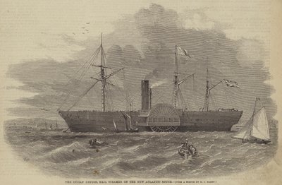 The Indian Empire, Mail Steamer on the New Atlantic Route by William Henry Prior