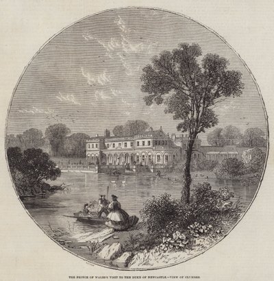 The Prince of Waless Visit to the Duke of Newcastle, View of Clumber by William Henry Prior