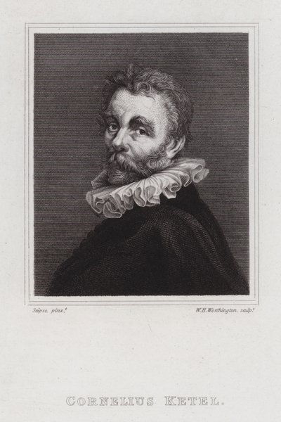 Cornelis Ketel, Dutch Mannerist painter by William Henry Worthington