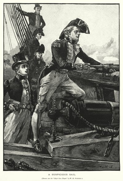 A Suspicious Sail by William Heysham (after) Overend
