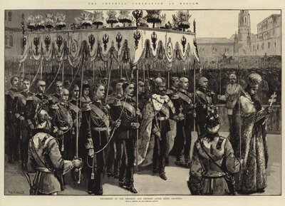 Procession of the Emperor and Empress by William Heysham (after) Overend