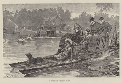 A Picnic at Virginia Water by William Heysham Overend