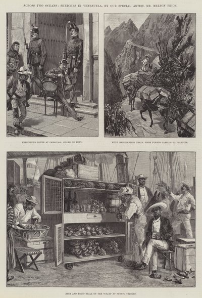 Across Two Oceans, Sketches in Venezuela by William Heysham Overend