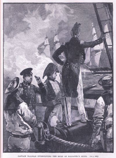 Captain Walpole Intercepting the Duke of Saldanha