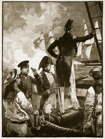 Captain Walpole intercepting the Duke of Saldanha