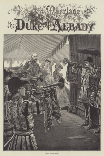 Marriage of the Duke of Albany, Arrival of the Bride by William Heysham Overend